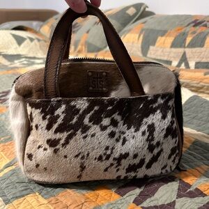 STS cowhide makeup bag